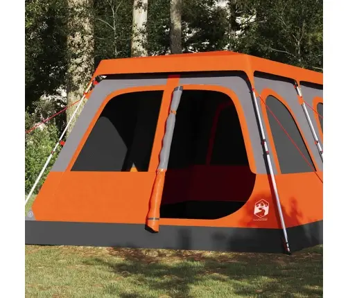Šeimos Palapinė, Pilka Ir Oranžinė, 10 Vietų, Kupolinė