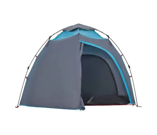 Kempinga Telts 4 Personām, Kupola Forma, Zils Vidaxl
