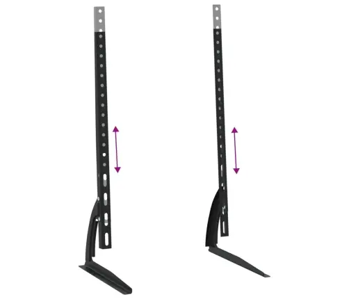 Televizoriaus Stovai 37-75 Colių Ekranui, 2Vnt., 600X400Mm