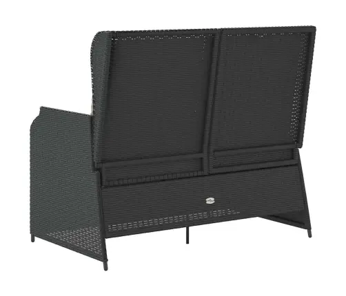 Atgāžams Dārza Krēsls Ar Matračiem, Melna Pe Rotangpalma Vidaxl Atgāžams Dārza Krēsls Ar Matračiem, Melna Pe Rotangpalma Vidaxl