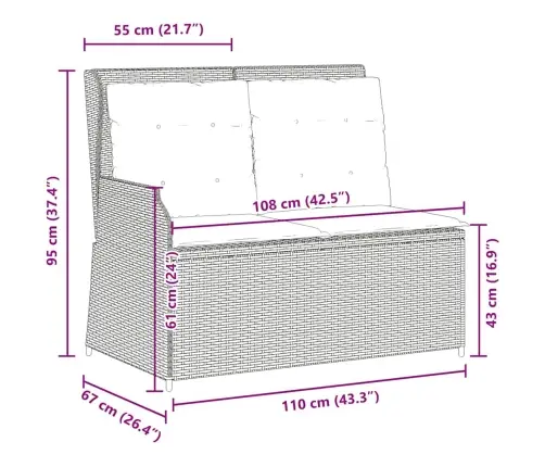 Allalastav Aiapink Koos Istmepadjaga, Pruun, Polürotang