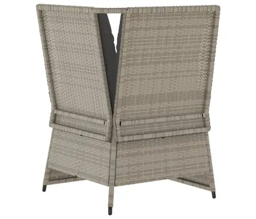 Dārza Stūra Dīvāns Ar Matračiem, Gaiši Pelēka Pe Rotangpalma Vidaxl Dārza Stūra Dīvāns Ar Matračiem, Gaiši Pelēka Pe Rotangpalma Vidaxl