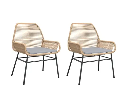 Aiatoolid Koos Istmepatjadega 2 Tk, Pruun, Polürotang