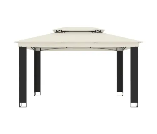 Kahekordse Katusega Paviljon, Kreemjas, 3,94X2,96 M, Teras