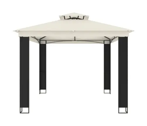 Kahekordse Katusega Paviljon, Kreemjas, 3,94X2,96 M, Teras