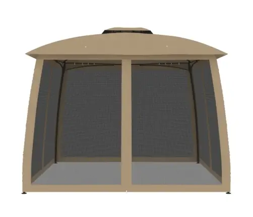 Kahekordse Katuse Ja Võrkseintega Paviljon 2,93X2,93 M