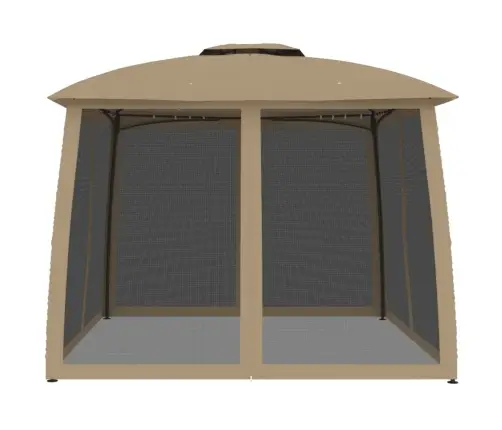 Kahekordse Katuse Ja Võrkseintega Paviljon 2,93X2,93 M