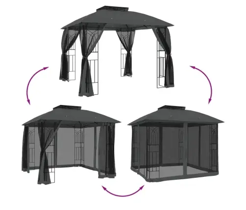 Kahekordse Katuse Ja Võrkseintega Paviljon, Antratsiithall