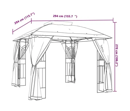 Kahekordse Katuse Ja Võrkseintega Paviljon, Antratsiithall
