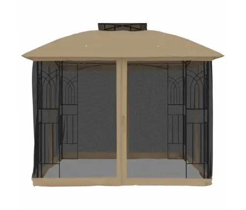 Dārza Nojume, Dubults Jumts, Sienas, 2,94X2,94 M, Tērauds Vidaxl