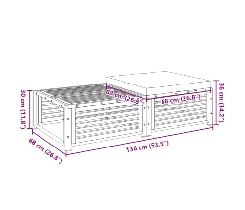 Dārza Galds Ar Solu, Akācijas Masīvkoks Vidaxl Dārza Galds Ar Solu, Akācijas Masīvkoks Vidaxl