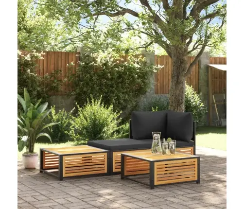 Dārza Galds, 68X68X30 Cm, Akācijas Masīvkoks Vidaxl