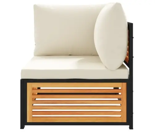 Kampinė Sodo Sofos Dalis Su Pagalvėlėmis, Akacijos Masyvas