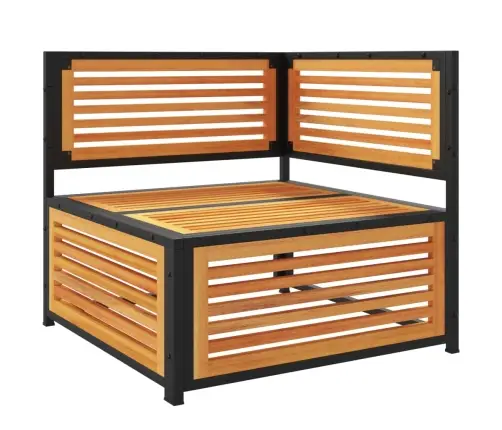 Kampinė Sodo Sofos Dalis Su Pagalvėlėmis, Akacijos Masyvas