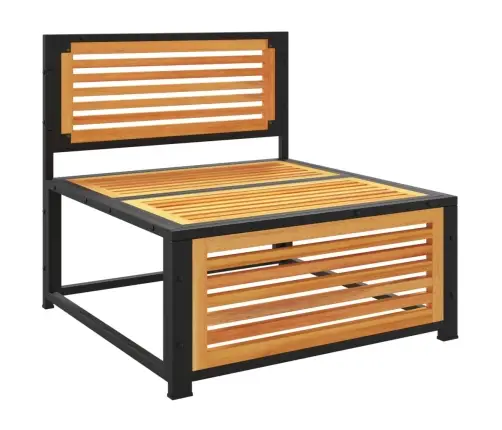 Dārza Dīvāns Ar Matračiem, Bez Roku Balstiem, Akācijas Koks Vidaxl