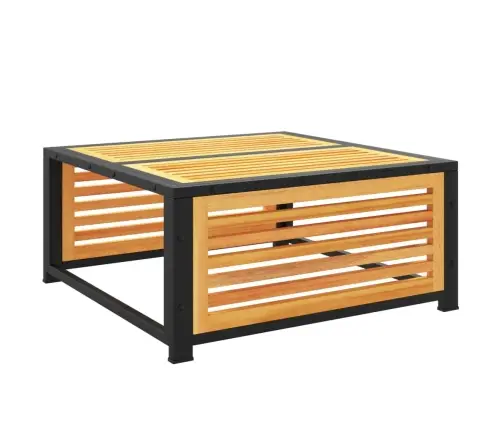 Dārza Soliņš Ar Spilvenu, 68X68X30 Cm, Akācijas Masīvkoks Vidaxl