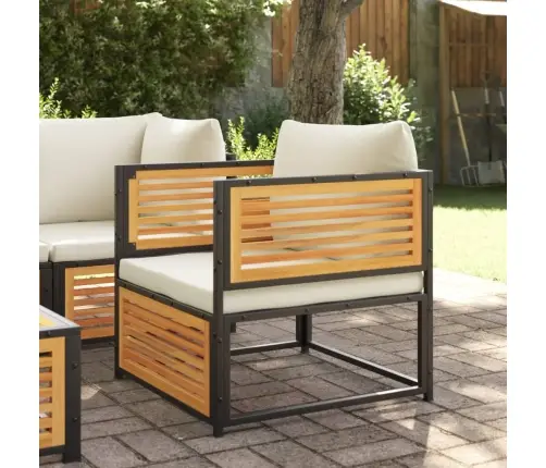 Dārza Krēsls Ar Spilveniem, Akācijas Masīvkoks Vidaxl Dārza Krēsls Ar Spilveniem, Akācijas Masīvkoks Vidaxl