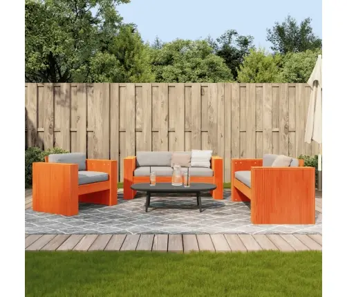 2-Osaline Aiamööbli Komplekt, Vahapruun, Männipuit