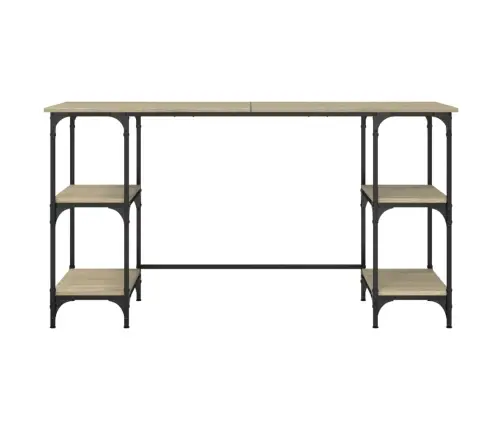 Rakstāmgalds, Ozolkoka Krāsa, 140X50X75 Cm, Inženierijas Koks Vidaxl