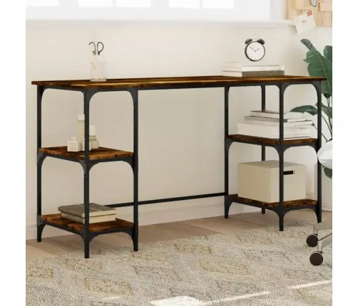 Rakstāmgalds, Ozolkoka Krāsa, 140X50X75 Cm, Inženierijas Koks Vidaxl