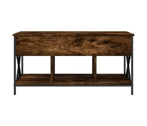 Kavos Staliukas, Dūminis, 100X55X50cm Apdirbta Mediena/Metalas