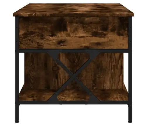 Kavos Staliukas, Dūminis, 100X55X50cm Apdirbta Mediena/Metalas