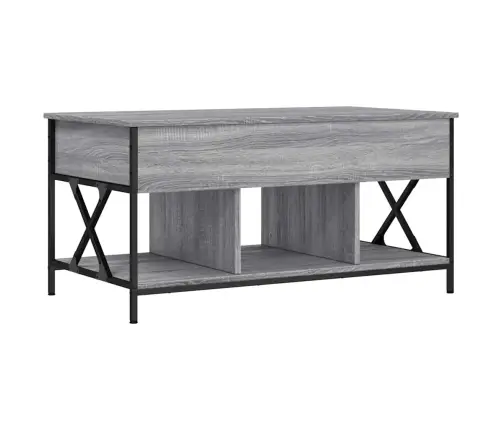 Kafijas Galdiņš, Pelēka Ozola, 100X55X50 Cm, Inženierijas Koks Vidaxl