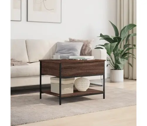 Kafijas Galdiņš, Brūna Ozola, 70X50X50 Cm, Inženierijas Koks Vidaxl