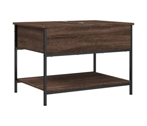 Kafijas Galdiņš, Brūna Ozola, 70X50X50 Cm, Inženierijas Koks Vidaxl