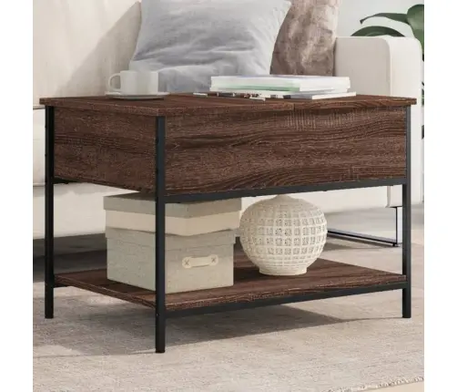 Kafijas Galdiņš, Brūna Ozola, 70X50X50 Cm, Inženierijas Koks Vidaxl