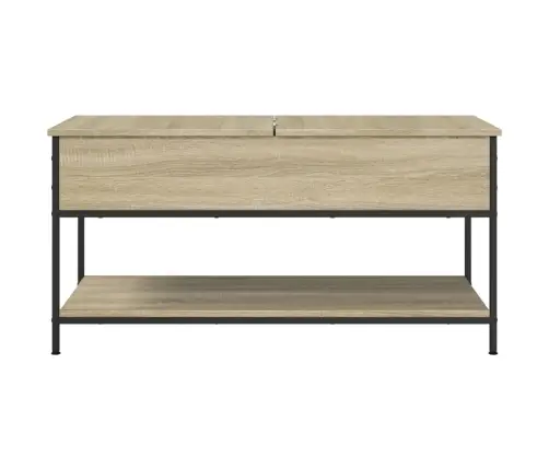 Kafijas Galdiņš, Ozola Krāsa, 100X50X50 Cm, Inženierijas Koks Vidaxl