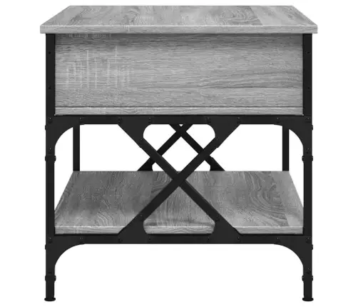 Kafijas Galdiņš, Pelēka Ozola, 70X50X50 Cm, Inženierijas Koks Vidaxl