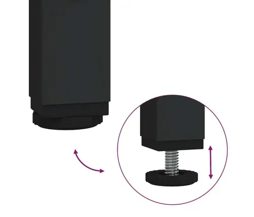 Kavos Staliukas, Pilkas Ąžuolo, 100X50X50cm Mediena Ir Metalas