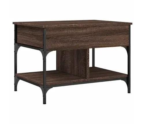 Kafijas Galdiņš, Brūna Ozola, 70X50X50 Cm, Inženierijas Koks Vidaxl