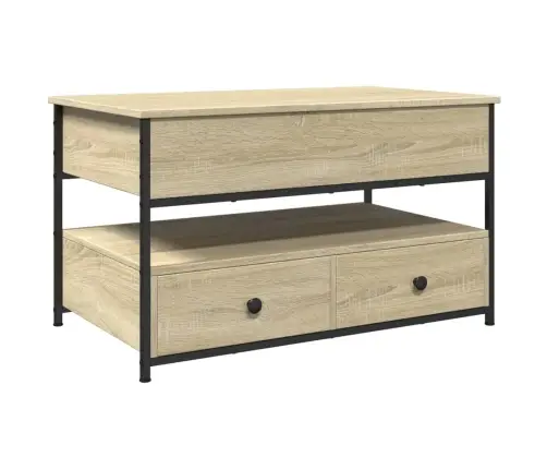 Kavos Staliukas, Ąžuolo, 85X50X50cm Apdirbta Mediena/Metalas