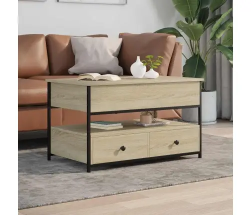 Kavos Staliukas, Ąžuolo, 85X50X50cm Apdirbta Mediena/Metalas