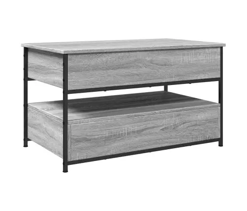 Kohvilaud, Hall Sonoma Tamm, 85X50X50 cm Tehispuit Ja Metall