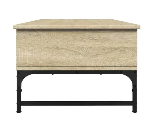 Kohvilaud, Sonoma Tamm, 100 X 50 X 35 cm Tehispuit Ja Metall