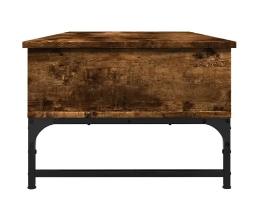 Kohvilaud, Suitsutamm, 100 X 50 X 35 cm Tehispuit Ja Metall Kohvilaud, Suitsutamm, 100 X 50 X 35 cm Tehispuit Ja Metall