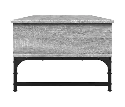 Kohvilaud, Hall Sonoma Tamm, 100X50X35 cm Tehispuit Ja Metall Kohvilaud, Hall Sonoma Tamm, 100X50X35 cm Tehispuit Ja Metall