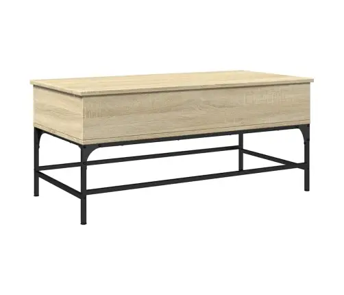 Kafijas Galdiņš, Ozola Krāsa, 100X50X45 Cm, Inženierijas Koks Vidaxl