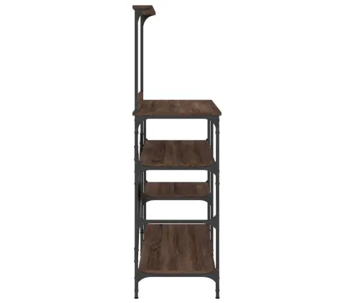 Virtuves Plaukts, Ozola, 90X40X132Cm, Inženierijas Koks, Metāls Vidaxl