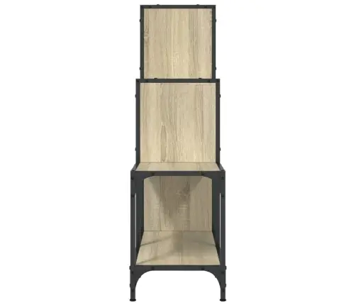 Knygų Spinta, Ąžuolo, 92X30X102cm Apdirbta Mediena Ir Metalas