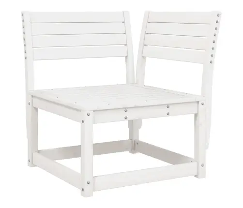 4-Daļīgs Dārza Atpūtas Mēbeļu Komplekts, Balts Priedes Koks Vidaxl