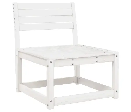4-Daļīgs Dārza Atpūtas Mēbeļu Komplekts, Balts Priedes Koks Vidaxl
