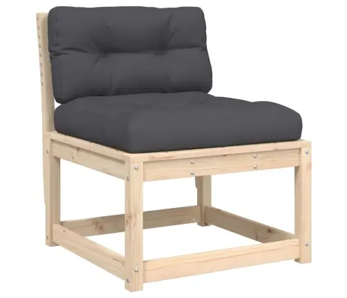 4-Daļīgs Dārza Atpūtas Mēbeļu Komplekts Ar Matračiem, Priede Vidaxl