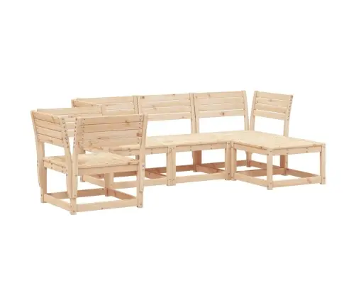 5-Osaline Aiamööbli Komplekt, Männipuit