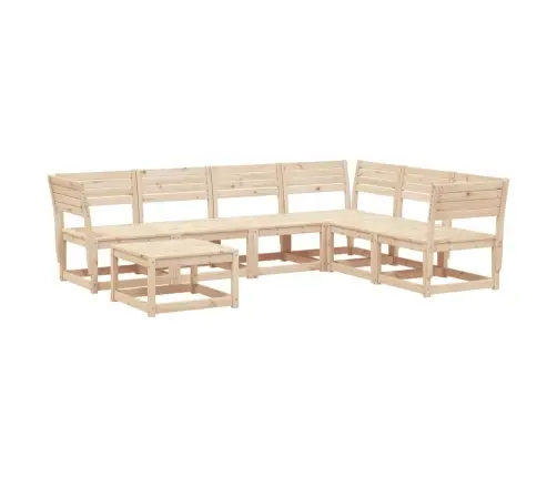 7-Daļīgs Dārza Mēbeļu Komplekts, Priedes Masīvkoks Vidaxl