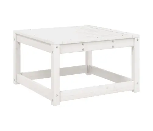 8-Daļīgs Dārza Mēbeļu Komplekts, Balts Priedes Masīvkoks Vidaxl