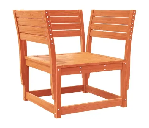 Sodo Poilsio Baldų Komplektas, 8 Dalių, Vaško Rudas, Pušis